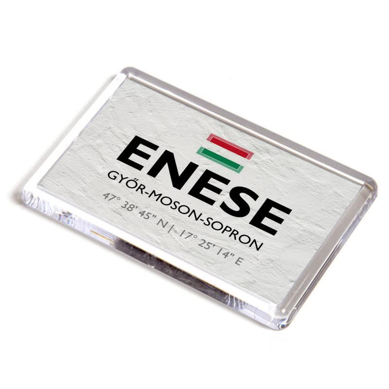 FRIDGE MAGNET - Enese - Gyor-Moson-Sopron - Hungary - Lat/Long