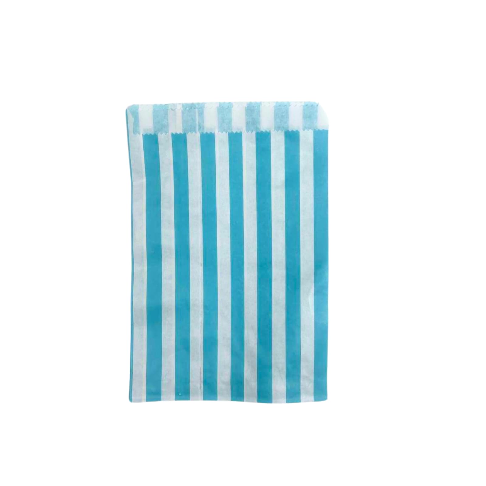 Aqua Blue Pick N Mix Sweet Candy Striped Paper Treat Bags - 5x7" Pack of 700 — image 1