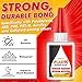 Plastic Glue 35g, Super Glue for Plastic Repair, Heavy Duty Instant Glue - Waterproof, Heat-Resistant, Clear Adhesive for PLA, 3D Printing, Toys, Car, ABS, PVC, DIY Kits, and More