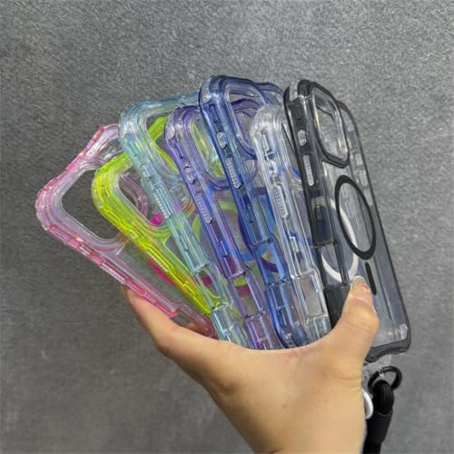 Coque de Protection magnétique Antichoc transparente pour iPhone 16 Pro Max