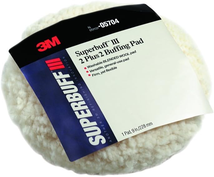 3M 05704 Superbuff 9" Buffing Pad (Pack of 6)
