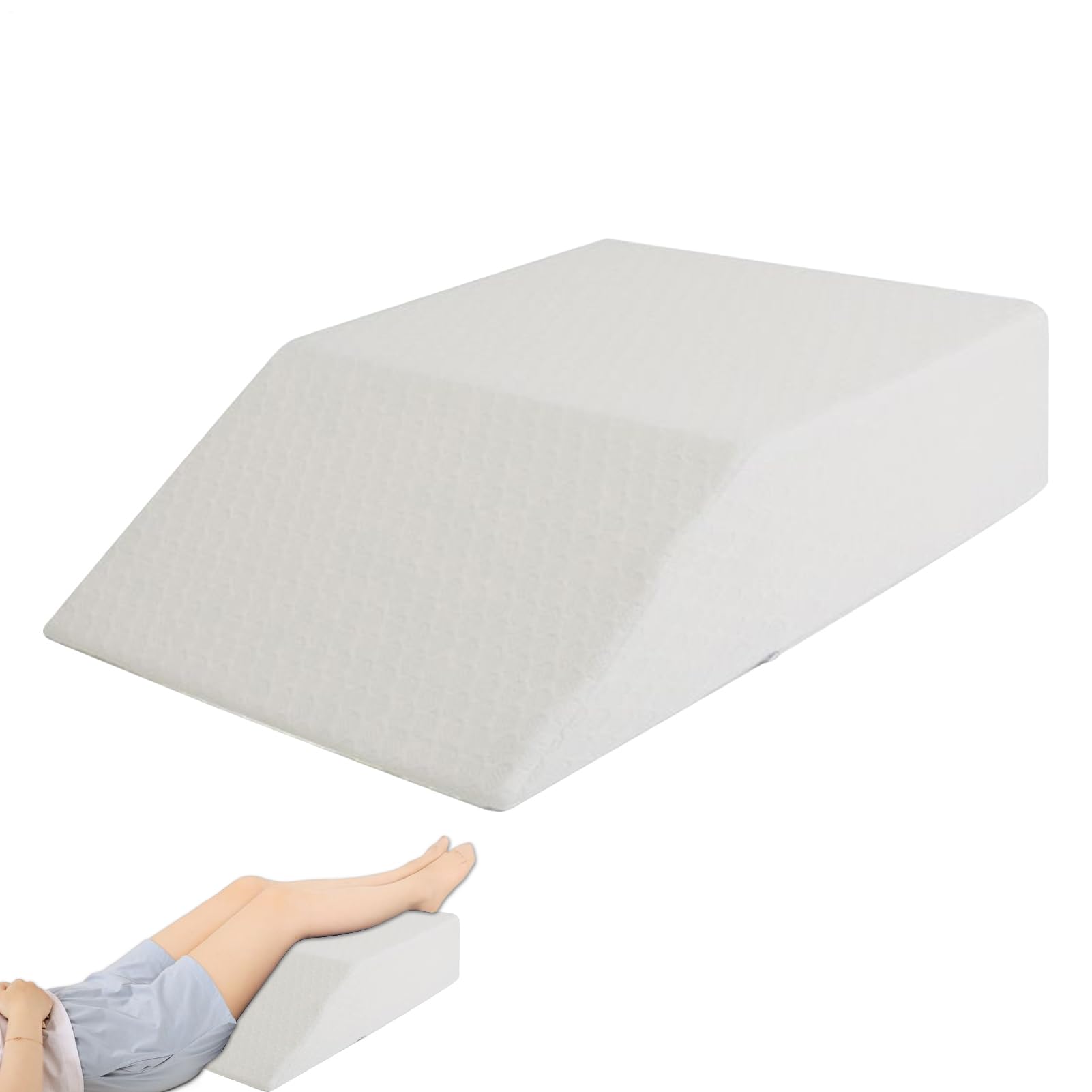 Almohada para Piernas - con Extraíble Cojín Esquina De Cama | Cojín De Esquina para Elevación De Piernas para Sofá Dormitorio Sala De Esquina De Cama