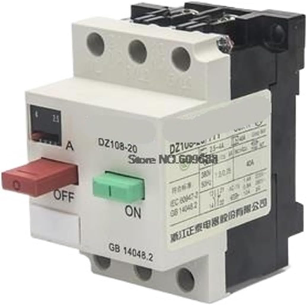DZ108-20/211 DZ108-20/111 Motor Protection Motor Switch Moulded Case Circuit Breaker Air Switch Overload Protection DZ108(DZ108-20 211,2.5-4A)