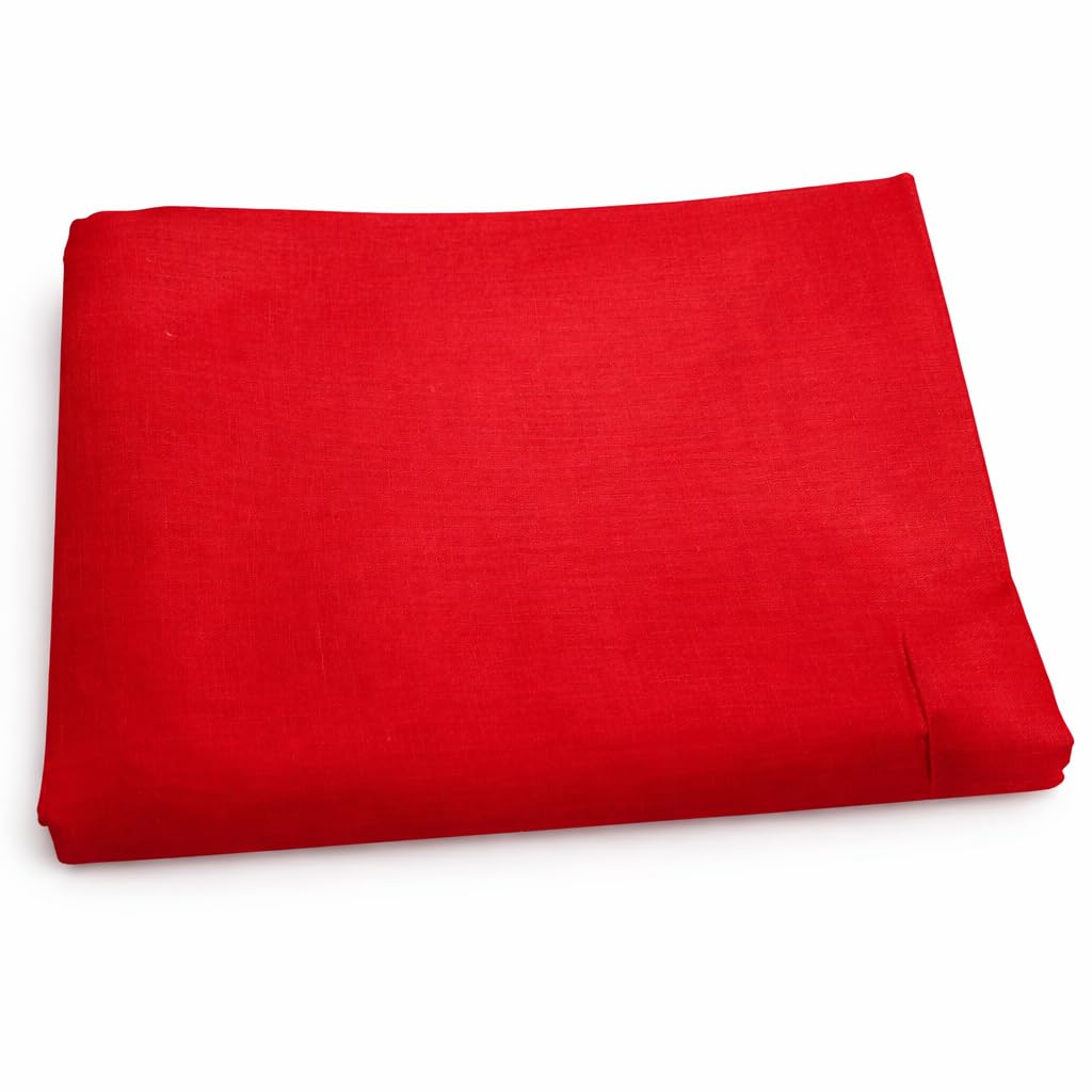 Red Cotton Cloth 2 Mtr for Puja | Lal Kapda Mandir | Red Kapda Puja | Cotton Pooja Cloth for Home Mandir, God Idols, Pooja Table, Asan & Temple Use-image-14