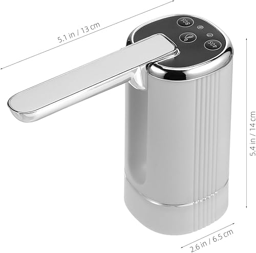Miniatura 2 de Bomba eléctrica para botella de agua, dispensador de agua portátil, recargable por USB, salida plegable, bomba de bebida automática para el hogar,