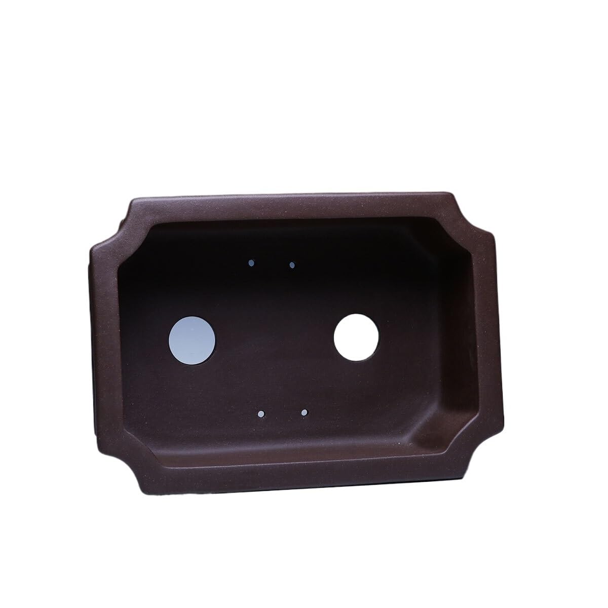 Gelasige A Flower Pots Purple Clay Flower Pots Succulent Flower Pots Creative Plants Green Plant Pots Rectangular Bonsai Outdoor Flower Pots
