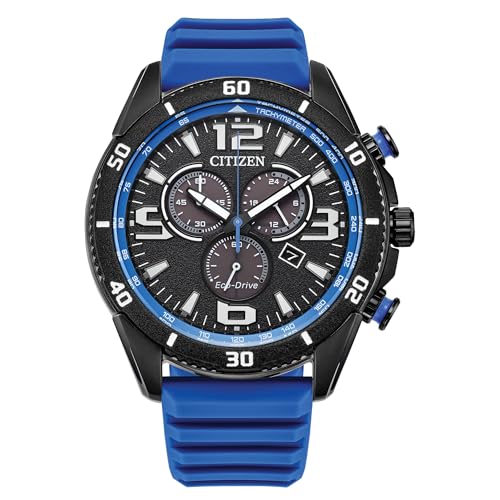 CITIZEN Men's Eco-Drive Brycen 44.8mm Stainless Steel, Black/Blue - image 1