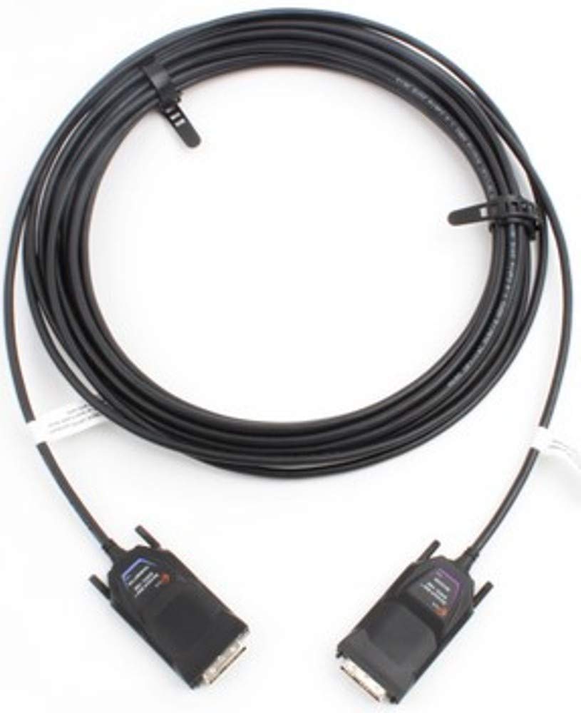 DVFC-100-10 DVI Hybrid Active 10 Meters Optical Cable, Extends WUXGA (1920x1200) at 60Hz or 1080p at 60Hz (36bit, 3.4 Gbps/ch), Operated by DVI Source Without External Power