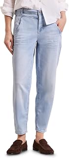 Street One Damen High Waist Barrel Leg Jeans im Loose Fit 3818187
