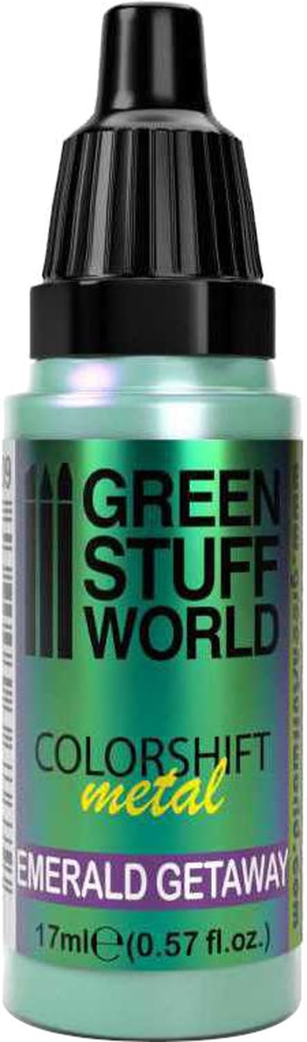 Green Stuff Emerald Getaway Chameleon Colorshift Metal Model Paint 17ml 1609