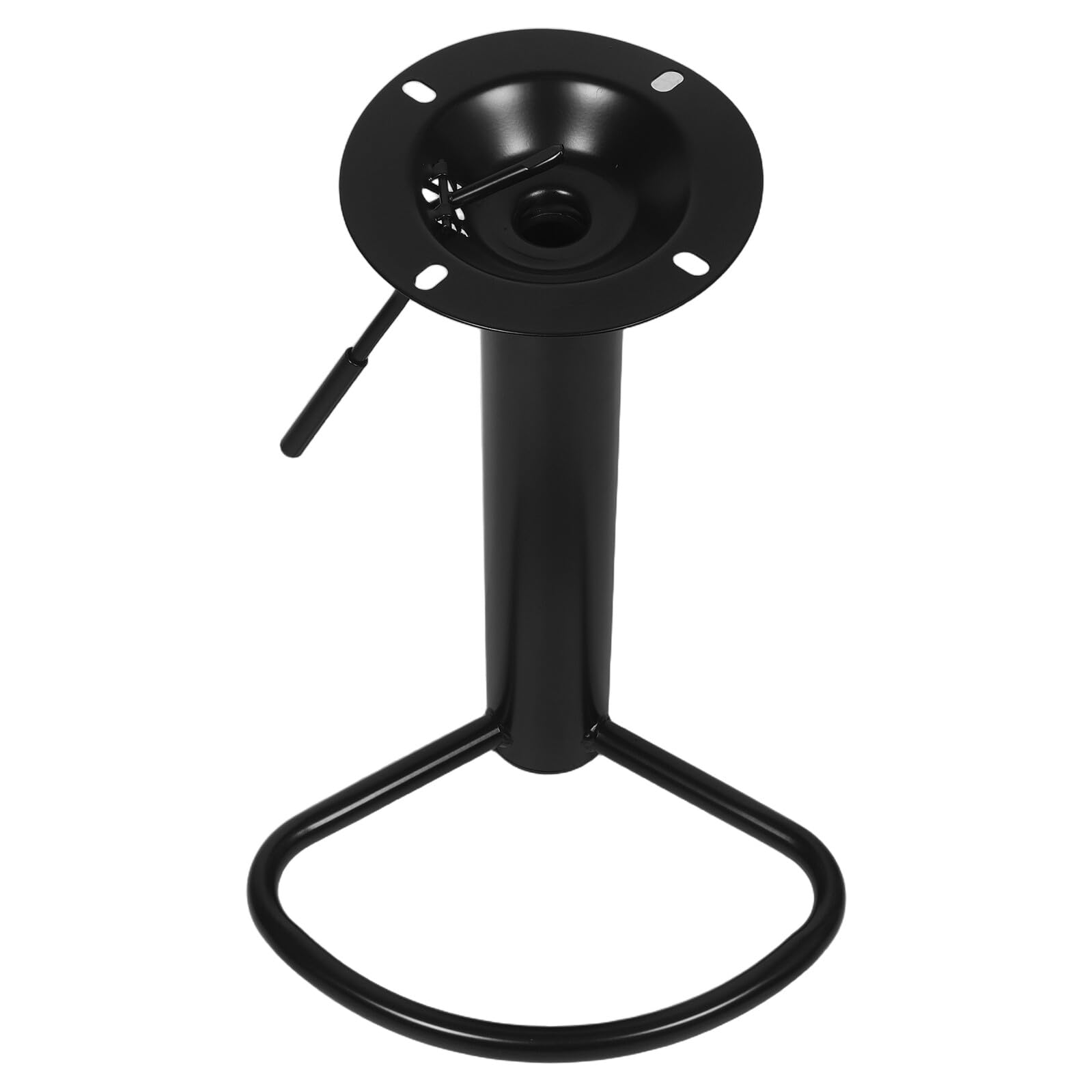 Bar Stool Swivel Post Replacement with Adjustable Lifting Cylinder And Integrated Footrest Bracket Base for Home Bars Kitchen Islands And Celebrations