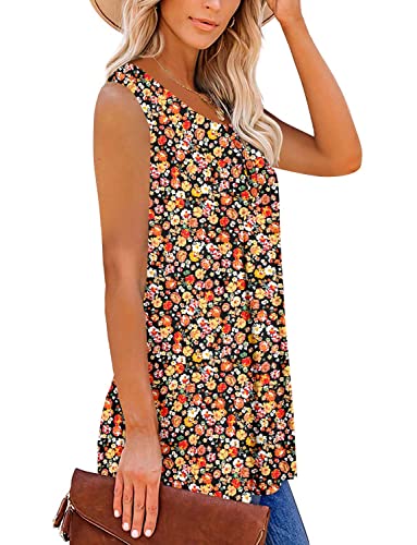 ROSELINLIN Womens Tank Tops and Short Sleeve Floral Summer Tops3