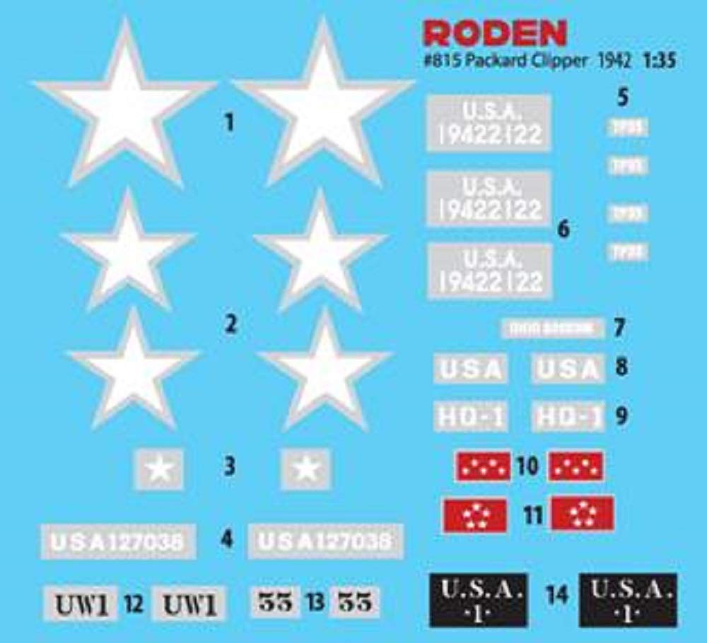 Amazon | ローデン 1/35 アメリカ軍 パッカード クリッパー 1941年型