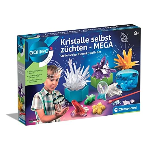 Clementoni Galileo Lab – Kristalle selbst züchten Mega