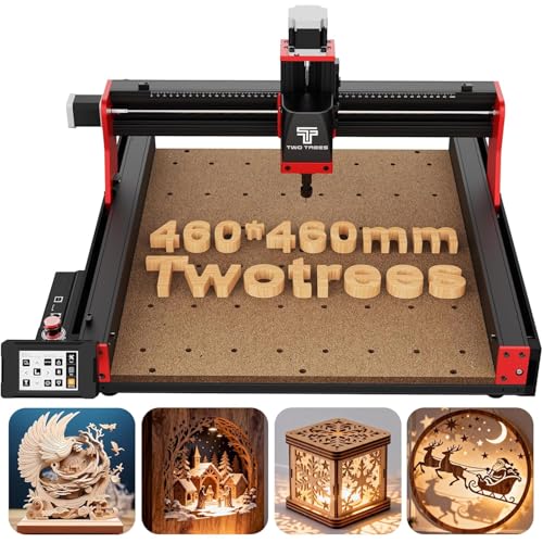 Image of 3IDEA Twotrees TTC450 Pro CNC Router Machine,Upgraded 3-Axis Engraving All-Metal Milling Machine for Wood Acrylic MDF Nylon Carving Cutting