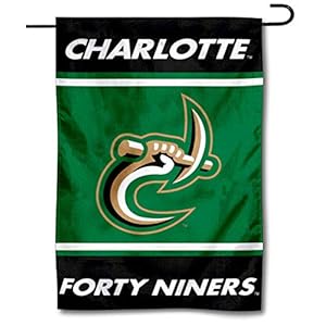 Charlotte 49ers Garden Banner Flag