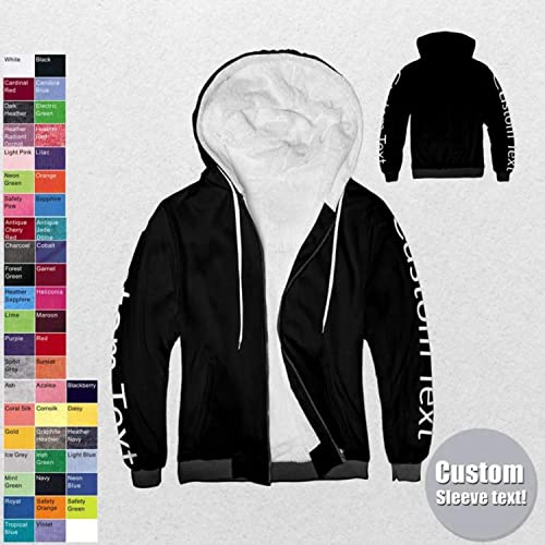 Custom Fleece Zipper Hoodie Adult Fashion Jacket Picture Photo Hoodie4