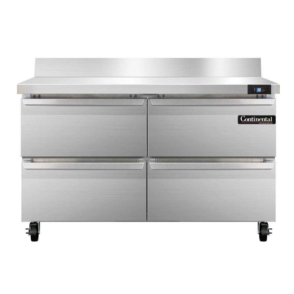Continental Refrigerator SW48-BS-D Two Section Work Top Refrigerator 48"W by Value Line Refrigerators – Model r290