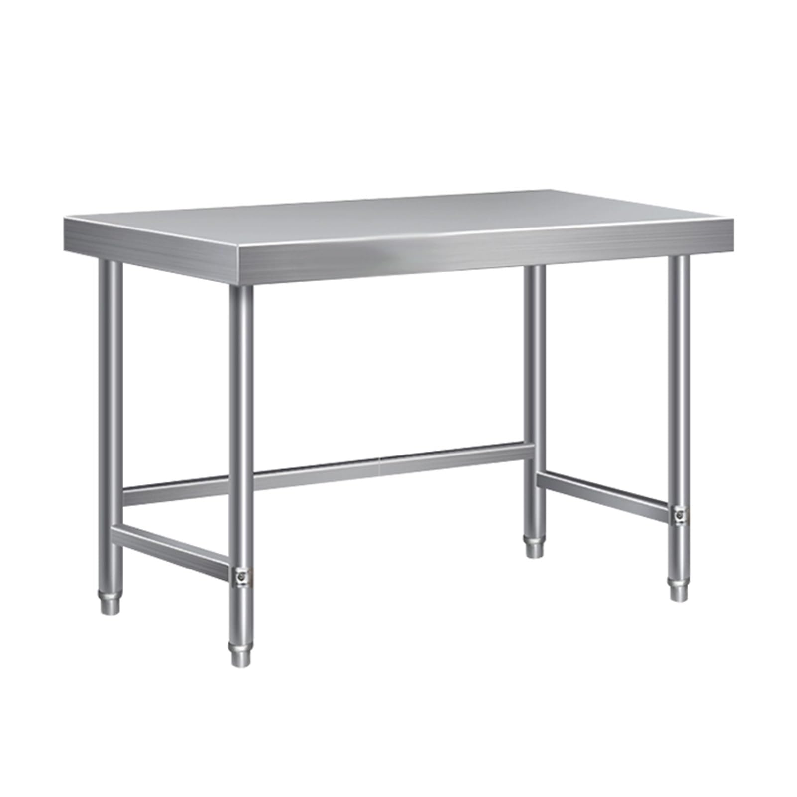 Snaweo Stainless Steel Work Table, Heavy Duty Commercial Kitchen Stainless Steel Table, Stainless Steel Prep Table for Restaurant, Garage, Home, Workstation(80x60x80cm)