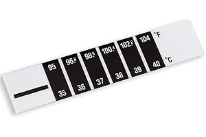 Forehead Thermometer Strip 2 Pack: No-Hassle Temperature Readings for All Ages