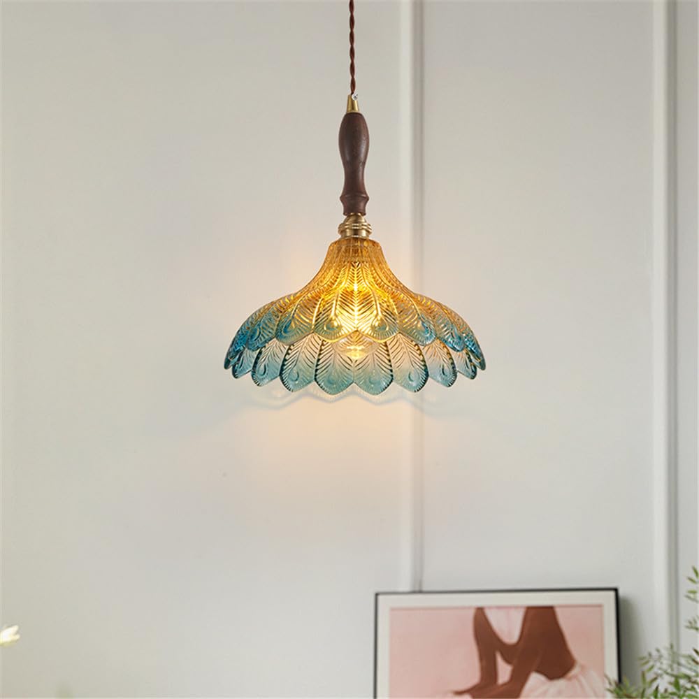 HXYSXHJUO Contemporary Restaurant Pendant Lamp LED American Retro Creativity Living Room Bedroom Bedside Hotel Villa Bar Cafe Corridor Chandelier (Style 4)