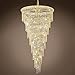 Spiral 26 Light 36" Gold Chandelier with Clear European Crystals