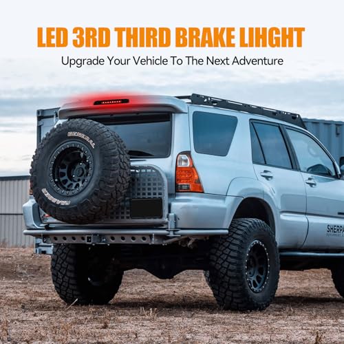 Image of Compatible with Third 3rd Brake Light LED Toyota 2003-2009 4Runner, High Mount Rear Brake Lights Assembly for 03-09 4Runner, Waterproof Center Cab Lamp Stop Light