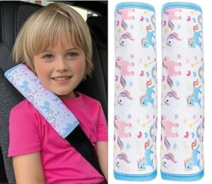 HECKBO Einhorn Gurtpolster 2er Set