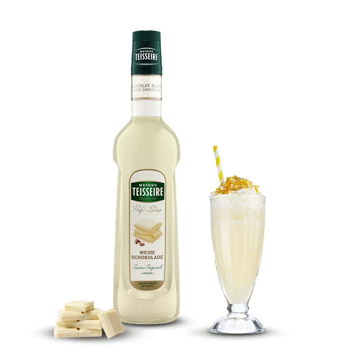 Mathieu Teisseire Getränke-Sirup Weiße Schokolade 0,7L - Cocktails (6er Pack)