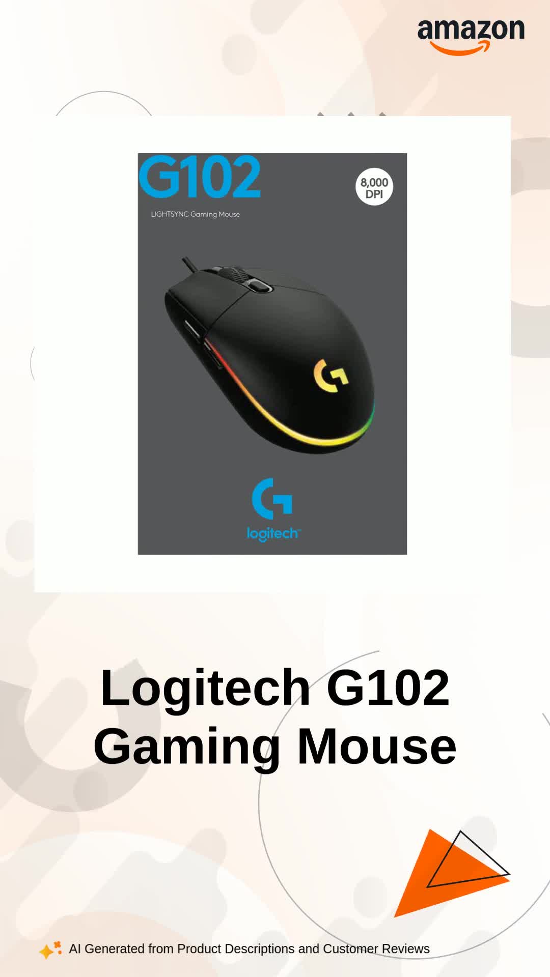 Amazon.in: Buy Logitech G102 Light Sync Gaming Mouse with