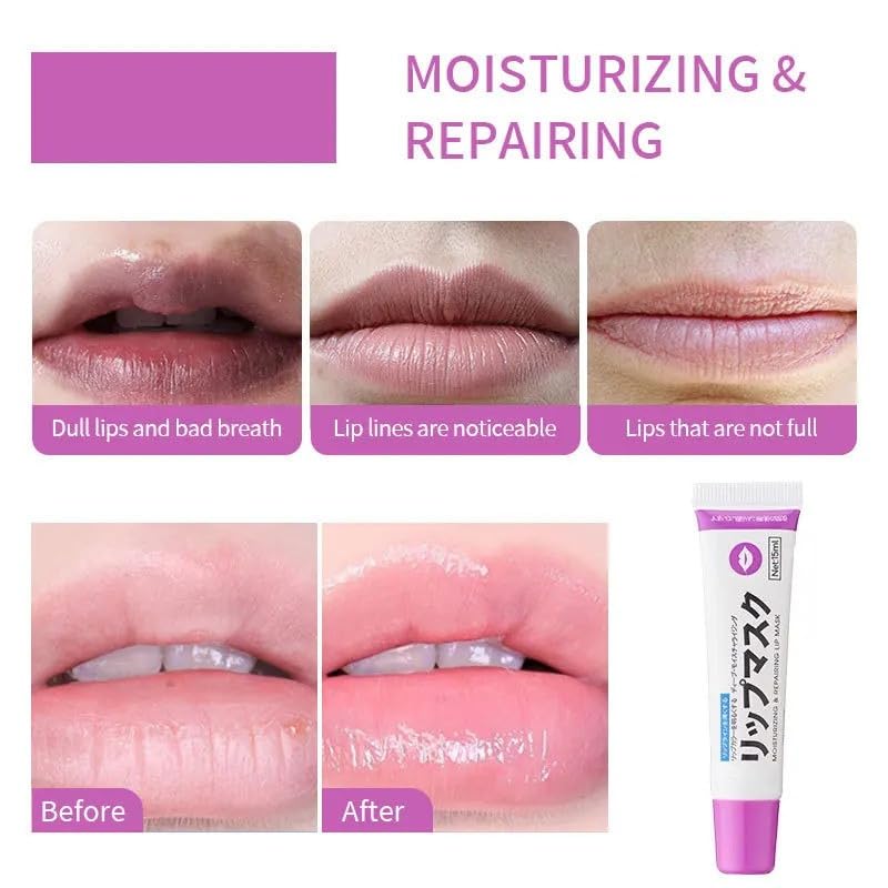 Exfoliating Lip Balm, Improve Lip Elasticity Naturally, Remove Dark Pigment, Brighten Dull Lips Moisturizing Anti‑Crack Care for Smokers Daily Use image 4