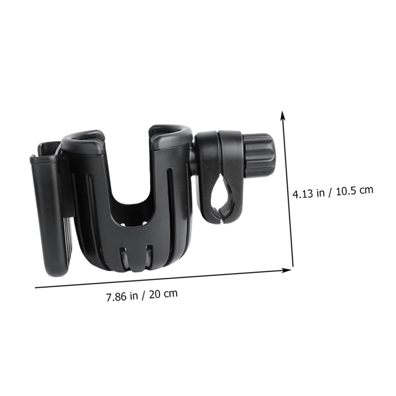 Toddmomy 2 Pièces Porte-bidon vélo déambulateur Porte-gobelet Support téléphone Scooter électrique Support de Bouteille réglable Support de bidon Facile à Installer Porte-Bouteille de vélo