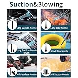 Zunth Handheld Vacuum Cleaner Cordless, 50000PA Powerful Car Hoover with Suction & Blow Function – Dual Battery (20 Mins Runtime),Lightweight & Portable Car Cleaner for Car/Home/Pet - Image 3