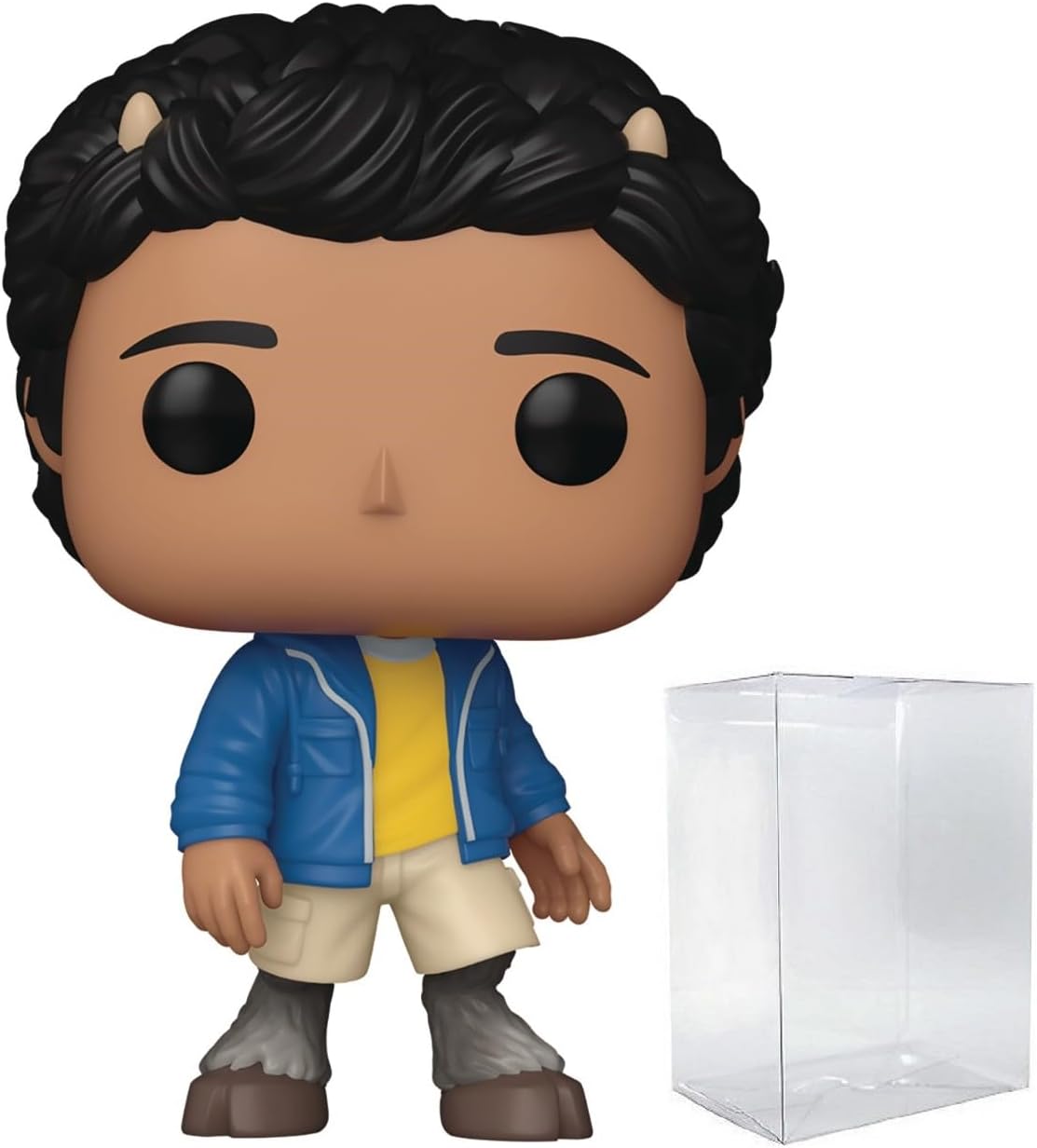 TV: Disney - Percy Jackson and The Olympians, Grover Funko Vinyl Figure (Bundled with Compatible Box Protector Case), Multicolored, 3.75 inches