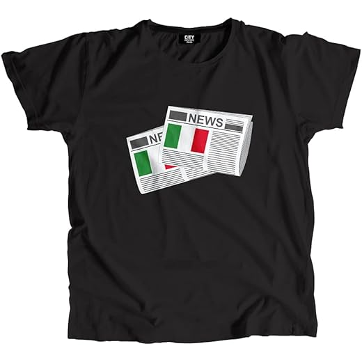 Italy Newspapers Unisex T-Shirt