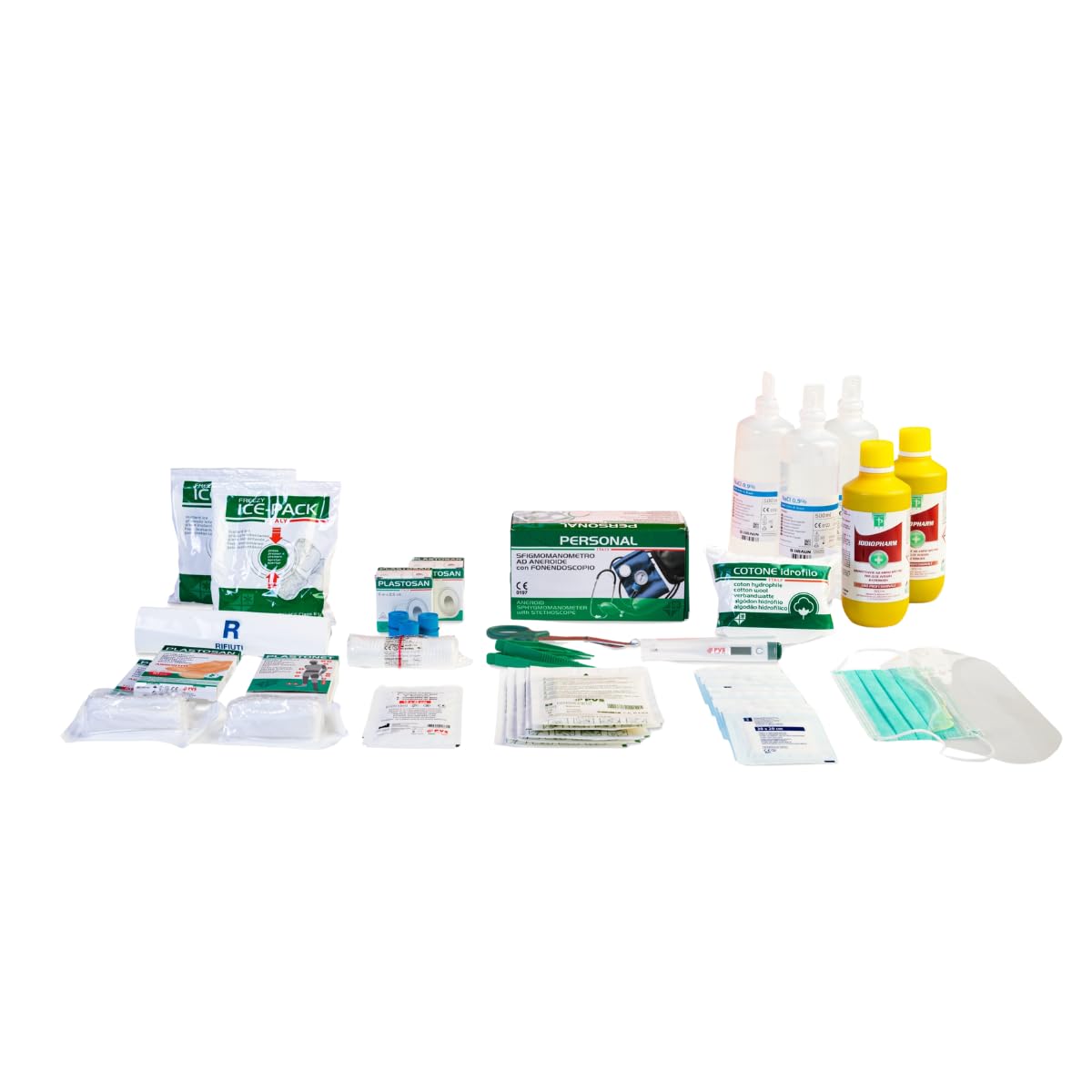 GIMA 34198 Kit Pronto Soccorso All. 1, Valigetta Plastica