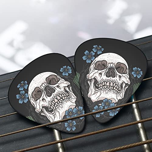 Médiators Guitare 12-Pack Fleurs Bleues Et Médiators Tête De Mort Pour Guitare Électrique Guitare Acoustique Diverses… - Les Beatles, Paul McCartney, John Lennon, RIngo Starr, George Harrison Médiators Guitare 12-Pack Fleurs Bleues Et Médiators Tête De Mort Pour Guitare Électrique Guitare Acoustique Diverses… – Image 7