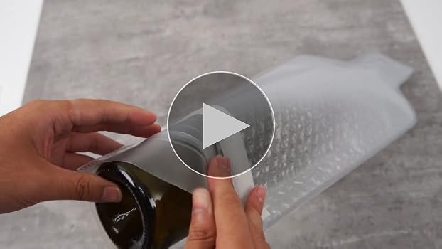 Travel Bottles Wine Bottle Travel Protector Bags, Monkkino 8 Packs Travel Size Bottles