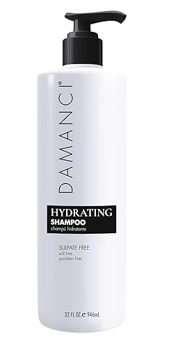 Miniatura 7 de DAMANCI Champú hidratante sin sal, parabenos y sulfato, sin sulfato de queratina, restaura el cabello y elimina el encrespamiento, con colágeno,
