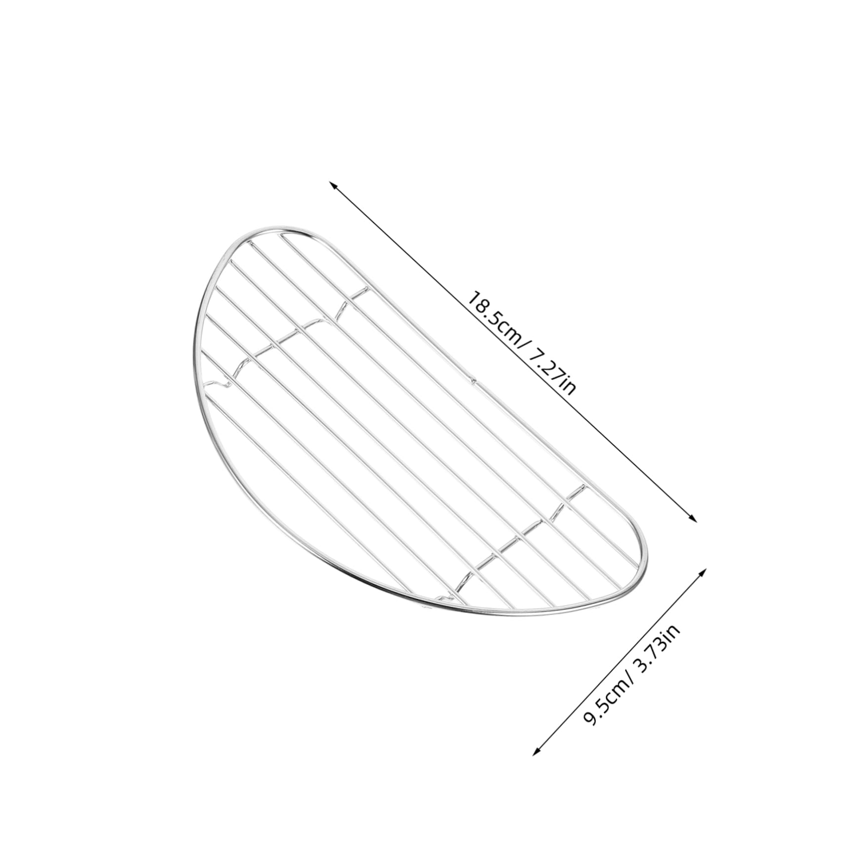 ABOOFAN Multi-Purpose Stainless Steel Rack BBQ Baking Half-Round Shape for Cooking Accessories
