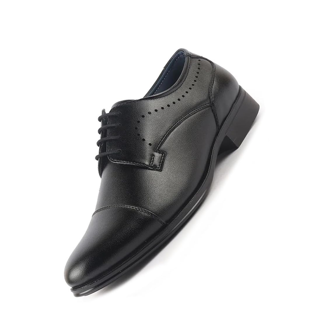 Men Formal Classic Office Lace Up Derby College Shoes | Evening Party, Event, Wedding Tuxedo Oxford Shoe | Memory Cushioned Insole-image-39