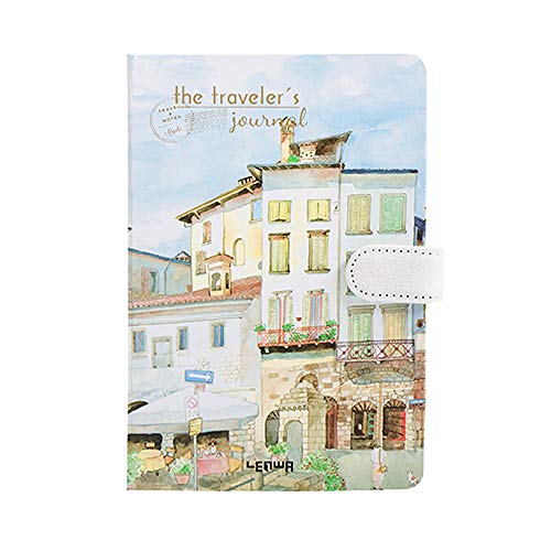 Journal d'écriture Town avec boucle aimantée 19x13cm pour notes et bureau