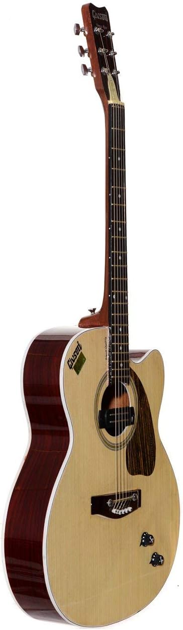 Givson Venus Rose VR-N 6-String Cutaway Right Hand Electro-Acoustic Guitar with Bag (Natural)