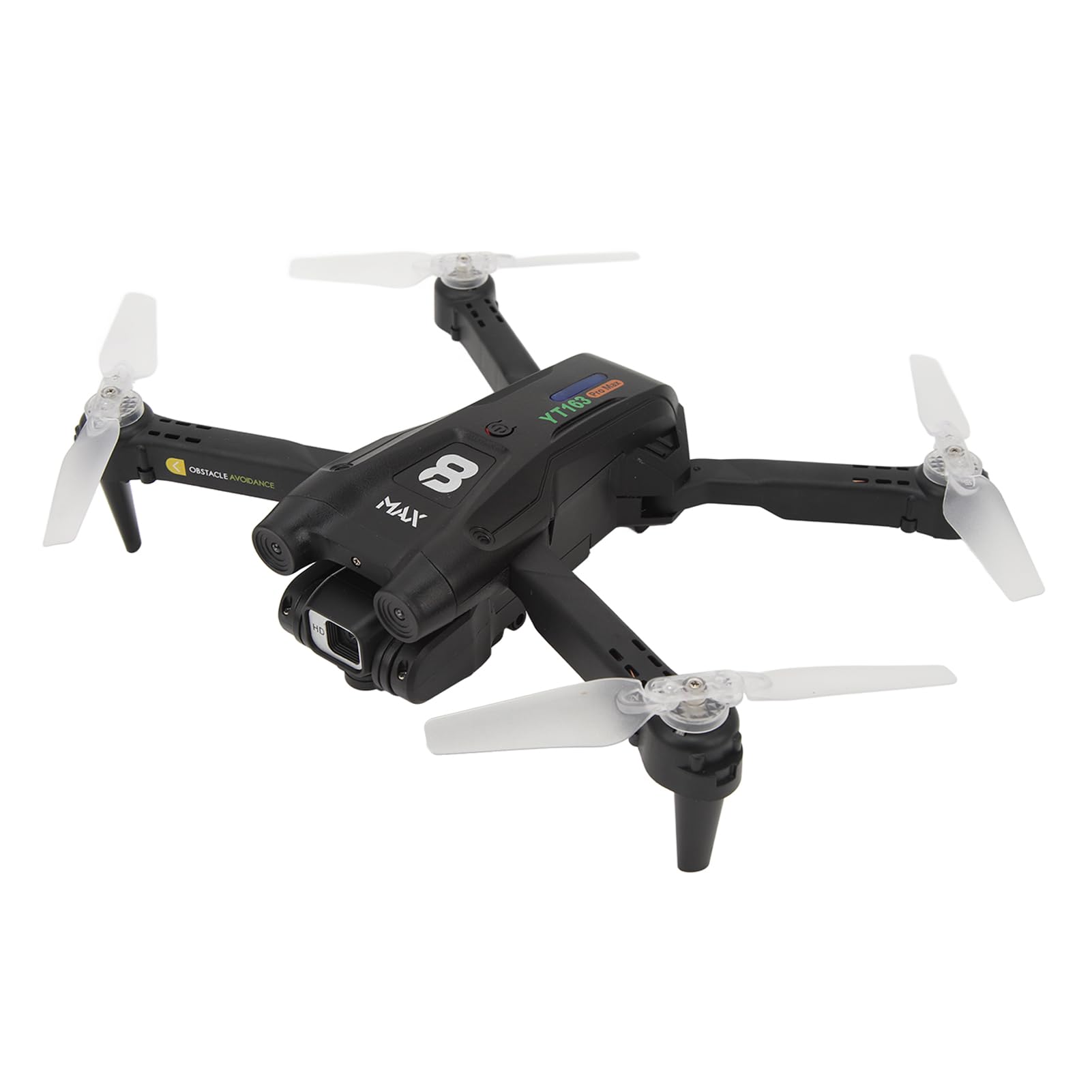 RC Drone LED Light Podwójny Aparat HD 50-krotny Zoom Inteligentne Unikanie Przeszkód Składany Quadkopter z Czujnikiem Grawitacyjnym dla Dorosłych Dzieci Początkujący