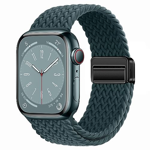 Nylon Sport Loop Watch Band Compatible with Apple Watch Bands for Women Men