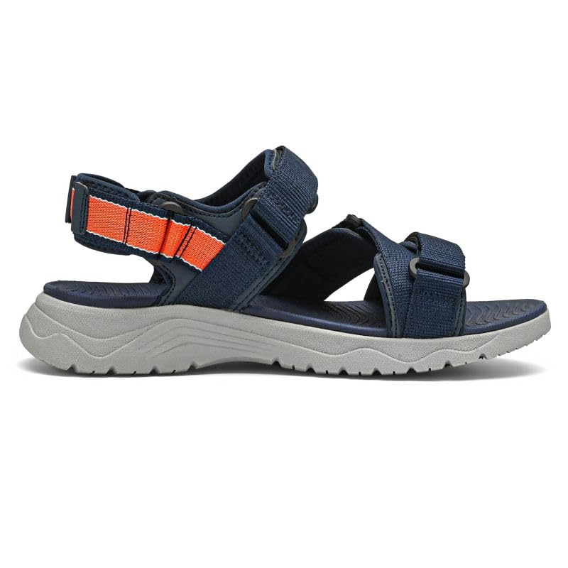 i78 Mens Athletic Walking Sandals with Adjustable Hook and Loop Strap Soft Cushioning Lightweight Comfort Casual for Outdoor Hiking Travel 6