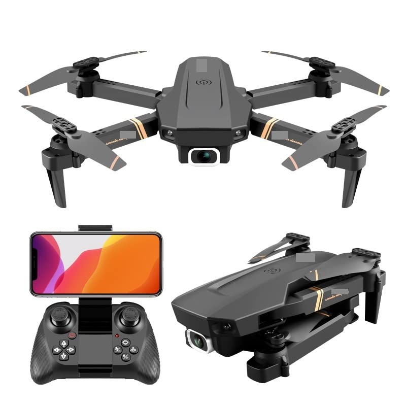 Składany dron Quadcopter Profesjonalny dron 4K / 1080P HD Kamera szerokokątna WiFi Wysokość transmisji w czasie rzeczywistym Utrzymuj Quadcopter Składana zabawka drona (Kolor: 2K-Podwójna kamera-2B