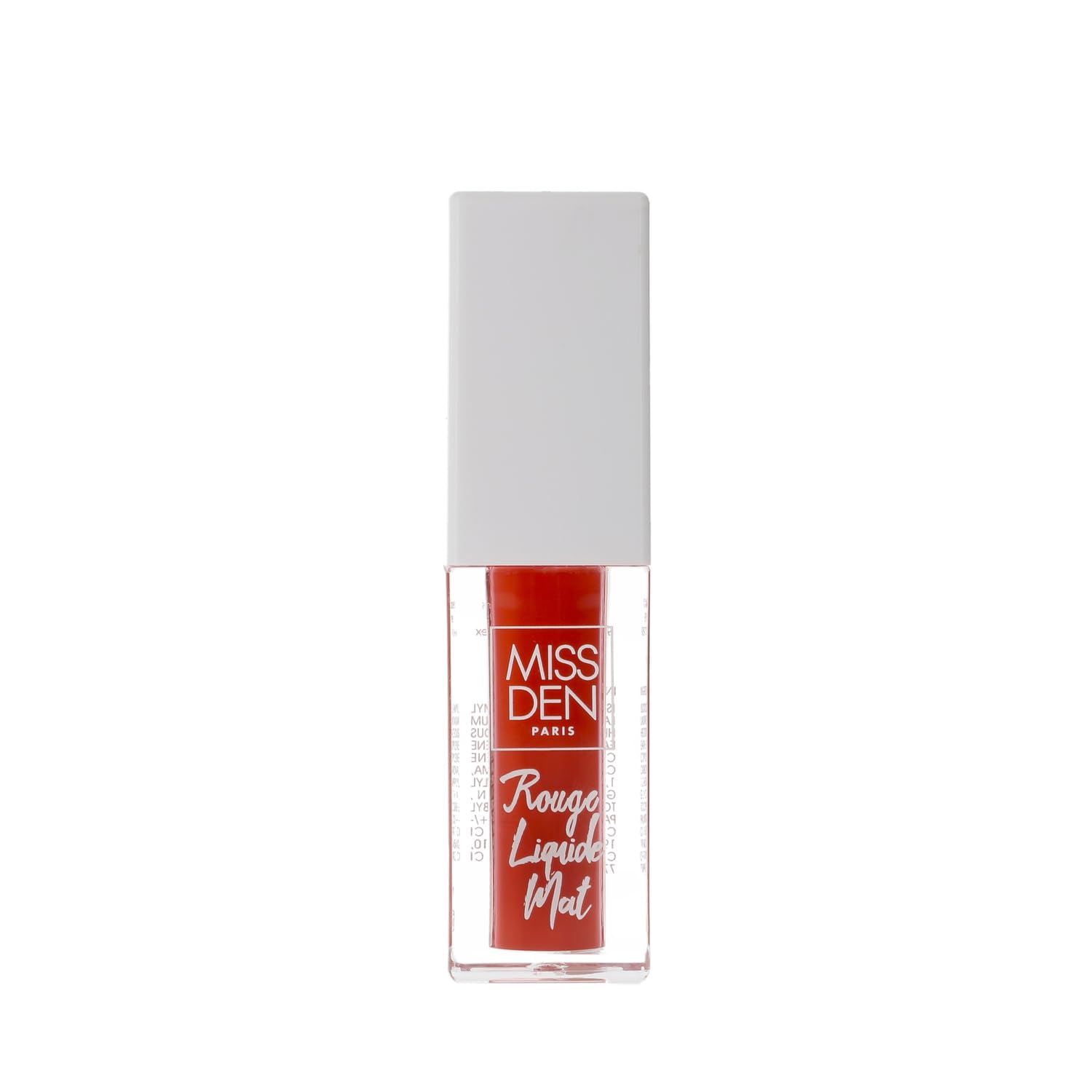 Pour un maquillage du matin impeccable, Miss Den Rouge à lèvres Liquide Mat Longue Tenue Teinte Rouge Tendresse 4mL - Lot de 3