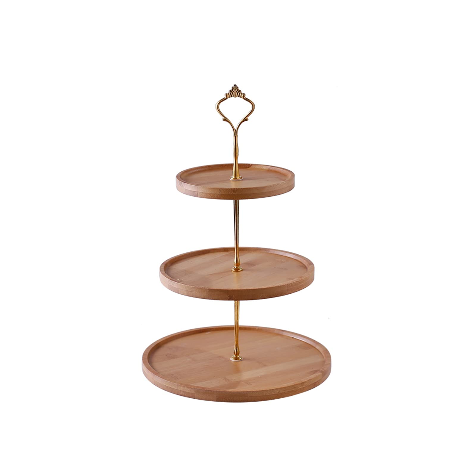 JFGCTYHXY Cake stands, Retro Afternoon Tea Dessert Table Cake Plate Wedding Pastry Stand Tray