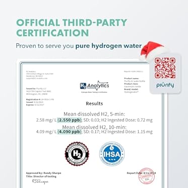 Hydrogen Water Bottle Generator